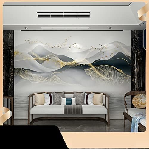 Abstrakt Licht Luxus Berge Relief Landschaft 3D Tapeten Wanddekoration Fototapete Sofas Wohnzimmer Wandbild Schlafzimmer-200cm×140cm