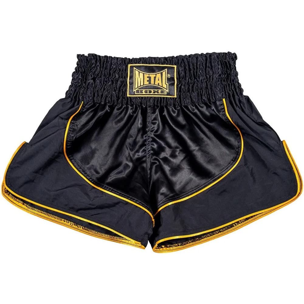 METAL BOXE Short Thaï Siam Noir/Gold L