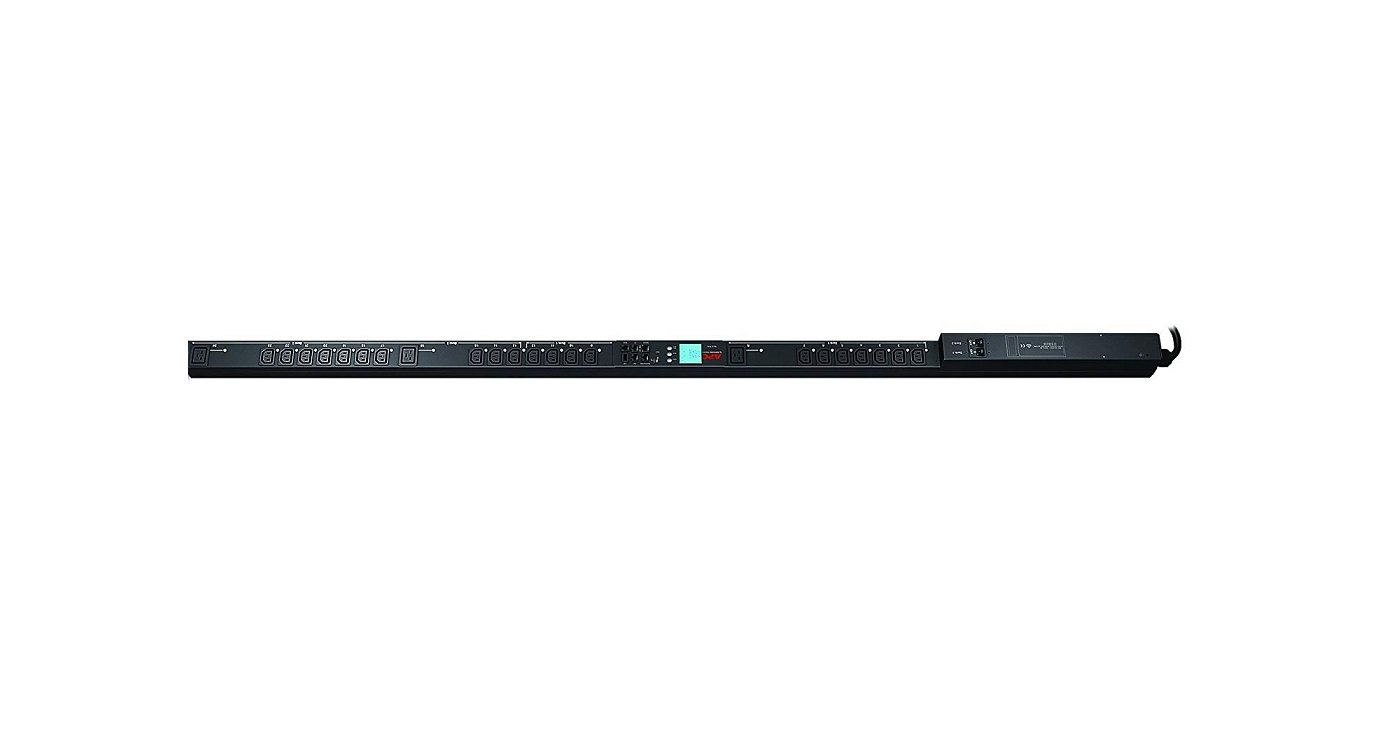 APC Rack PDU 2G - AP8653 - Stromverteilung (Messfunktion pro Ausgang, schaltbar, vertikale Montage, 32A, 230V, 21 Ausgänge C13 & 3 Ausgänge C19, IEC 309, 32A)