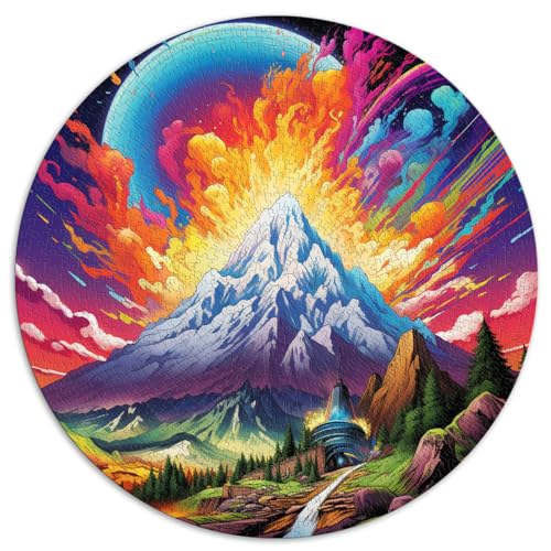 Puzzlespiel Mount Olympus, bunt, für Erwachsene, 1000 Teile, 67,5 x 67,5 cm, lustige Puzzlespiele, Spaß bei Aktivitäten zu Hause, Geburtstagsgeschenk, Reisegeschenke,