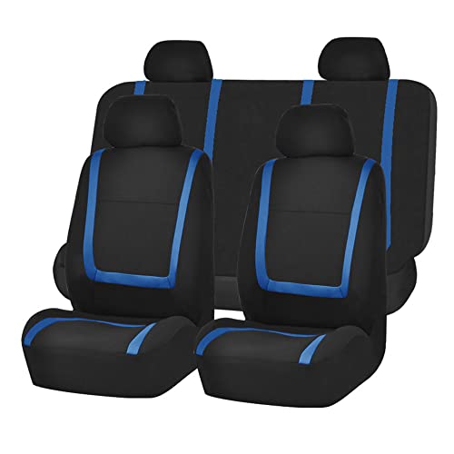 FUJIUM Sitzbezüge Auto Set für VW UP 2012+, Fit Komplettset Autositzschoner, Autositzbezüge Set, Auto-Zubehör Innenraum, Auto-Schonbezüge,B-Blue