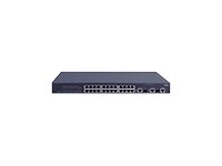 HP A3100-24 DC EI Switch C4 Managed Switch 24 x 10/100 + 2 x SFP Gigabit Kombi Kombi Rack Montierbar DC Spannung