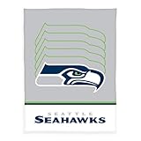 Herding Wellsoft-Flauschdecke Seattle Seahawks, NFL American Football-Decke, 150 x 200 cm, Polyester