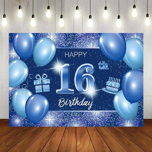 Freigeschaltet Alles Gute zum 16. Geburtstag Level Up Spiel Jugend begünstigt Thema Fotografie Banner Hintergrund Hintergrund Video Zubehör Dekorationen 240X180cm