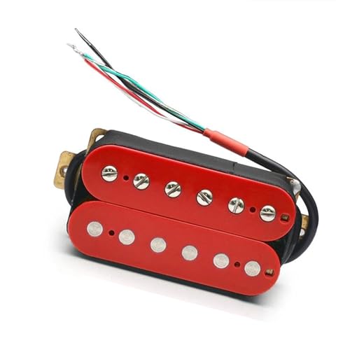 Gitarren-Tonabnehmer Doppelspulen-Humbucker Für E-Gitarre, Tonabnehmer Für E-Gitarre, Steg- Oder Hals-Tonabnehmer (Color : Rd Neck)