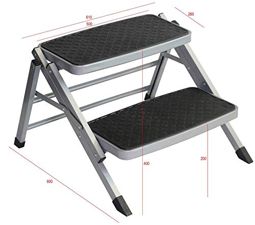 bel-sol Doppeltrittstufe XXL faltbar Stahl