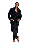 JP 1880 Herren große Größen Übergrößen Menswear L-8XL Bademantel, Homewear, Mikrofaser, Bindegürtel, bis 8XL dunkel Marine L 701445730-L