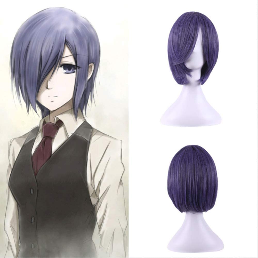 LINLINCD-Anime Coser Wig 2019 Anime Cosplay Wig WIG Schwarz Diacre Shire/Meister Shere