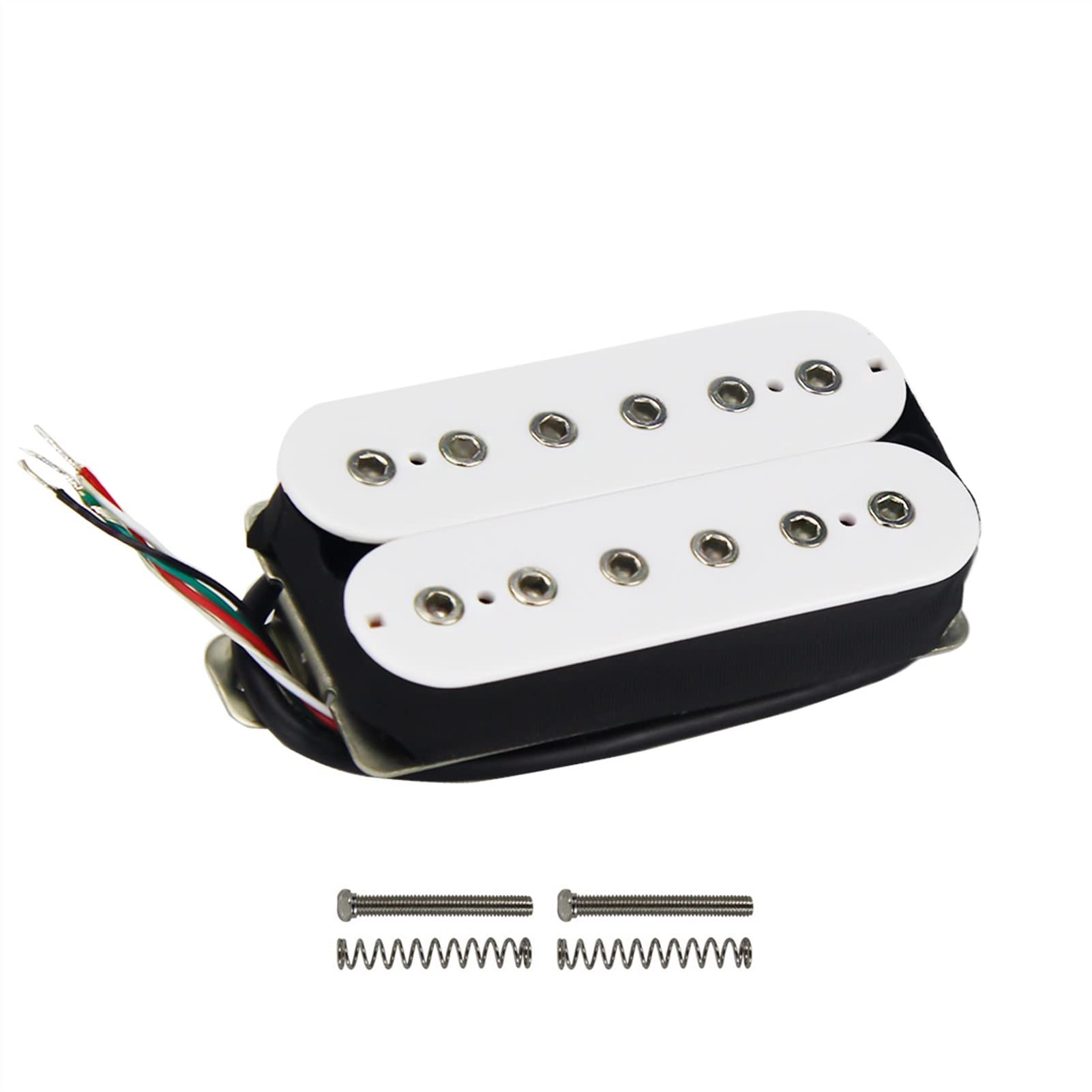 ZENGXUE E-Gitarren-Humbucker-Pickup Alnico 5-Nacken-Doppel-Spulen-Pickup Weiß Humbucker Tonabnehmer Set