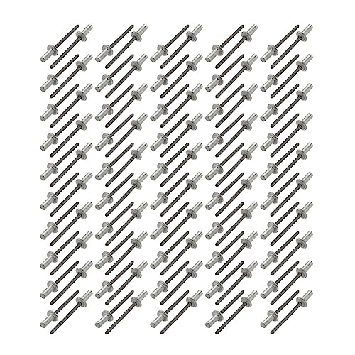 Aluminium Blindniet,FlanscheKlappnieten, 100 stücke 4x8mm/10mm/13mm/16mm Blindniete Aluminium Runde Dome Kopf geschlossen Ende Blindnieten Verschluss(13mm)