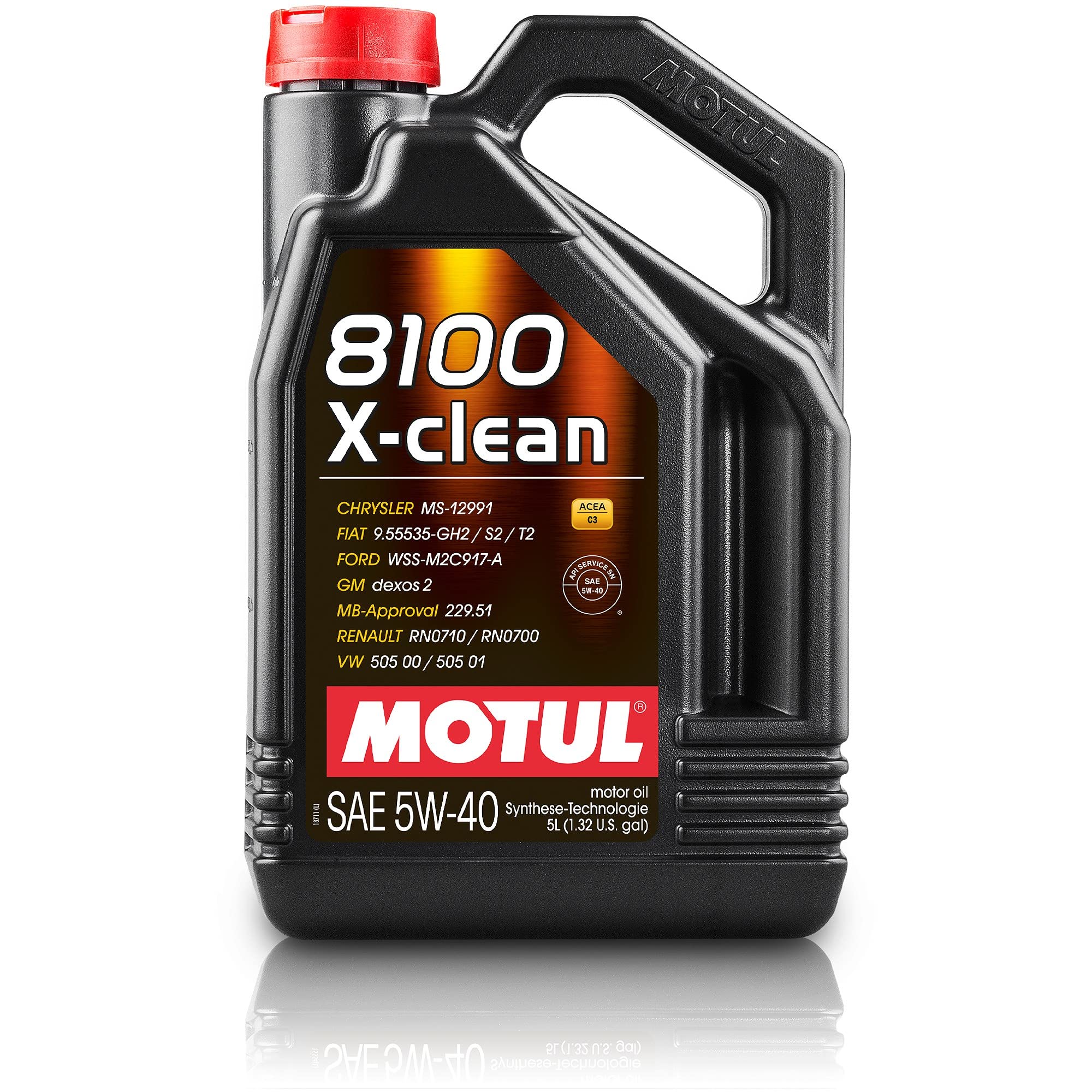 Motul Deutschland GmbH Motoröl 8100 X-CLEAN 5W-40 5L