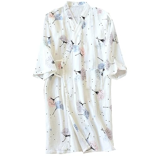 Fancy Pumpkin Japanische Frauen Robe Kimono Pyjamas Größe M-Ananas A13