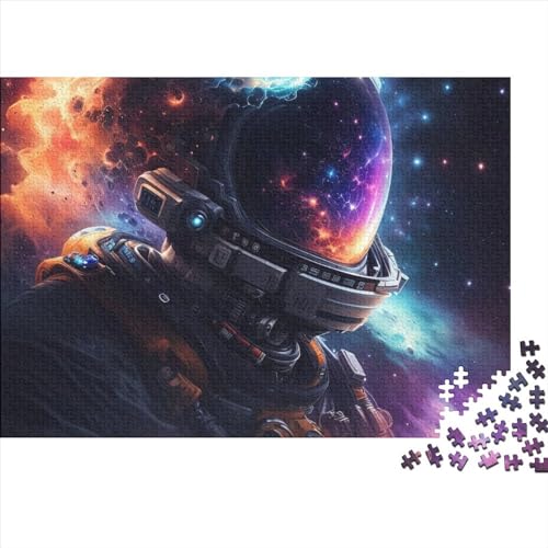 1000 Teile für Erwachsene, schwierige Puzzles, Weltraum-Astronauten-Holzpuzzles für Teenager, Geschenke, Spielspielzeug für Erwachsene, Familienpuzzles, Geschenk (Größe 75x50cm)