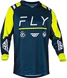 Fly Racing Herren F-16 Jersey (Marineblau/Hi-Vis/Weiß, Größe 4XL)