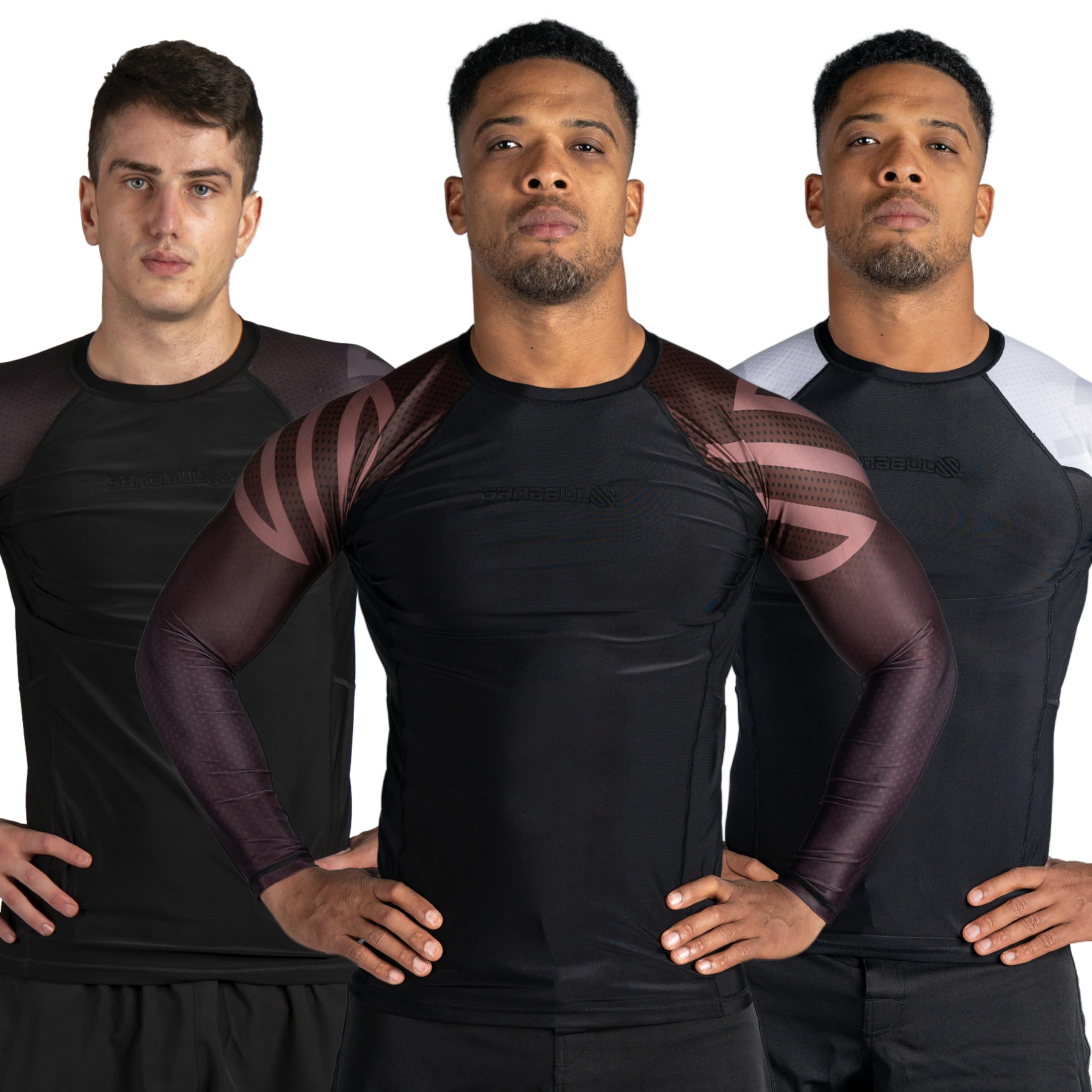 Sanabul Essentials Langarm-Kompressionsshirt für Herren – MMA BJJ Athletic Compression Shirt – Herren Cross-Training-Rashguard