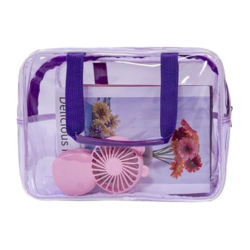 Transparenter Kulturbeutel Tragbare Reise Kulturbeutel Weibliche Transparent Wasserdicht Make-Up Aufbewahrungstasche Große Kapazität Kosmetik Organizer Schönheit Frauen Fall(Color:Gold)