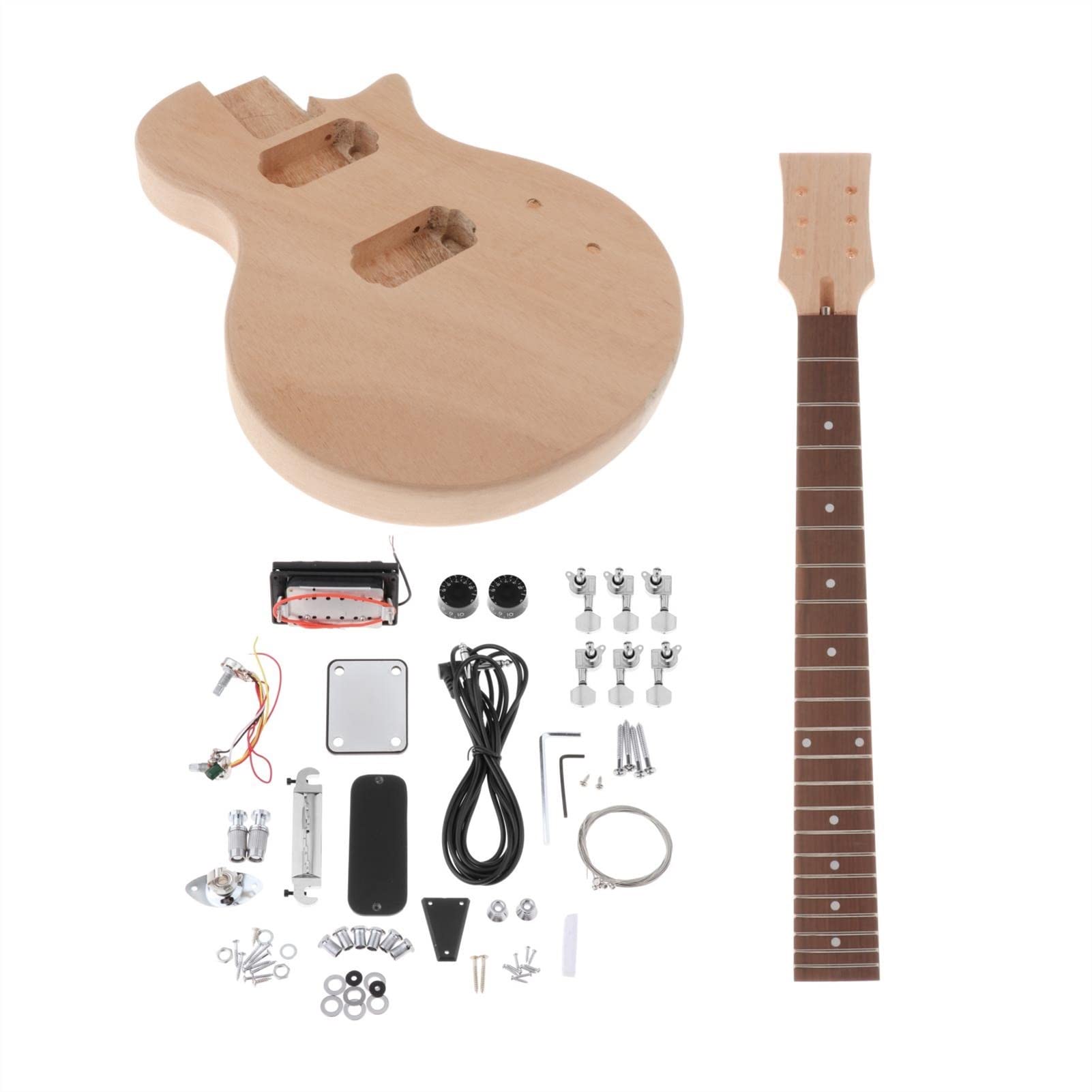 Gitarrenkörper Unvollendet DIY. E-Gitarrenset-Instrumentensatz Für Gitarre Gitarrenkörper