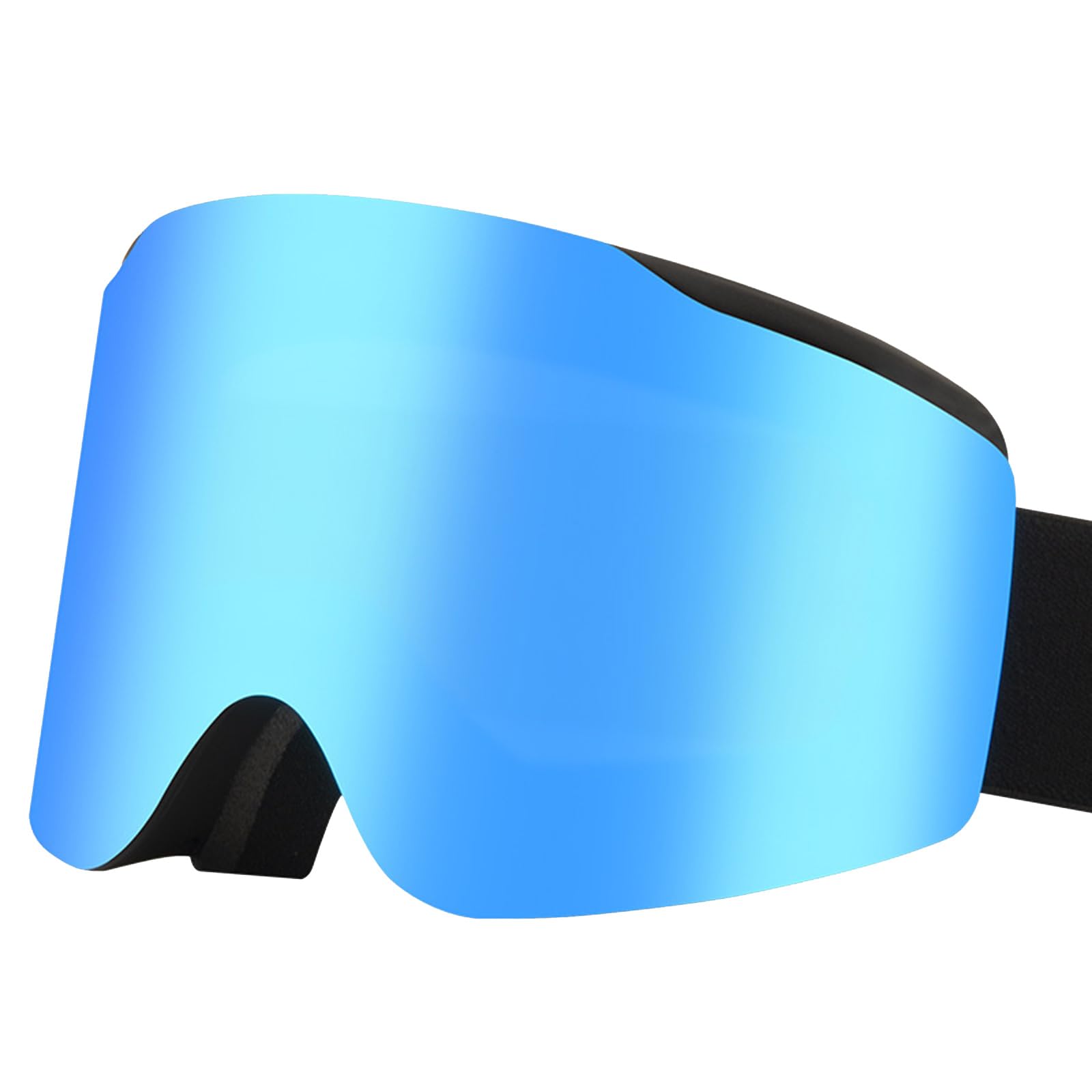 LIbgiubhy Doppelschichtige Skibrille, magnetische Snowboardbrille, Schutz, Anti-Beschlag-Schneebrille für Outdoor-Sport