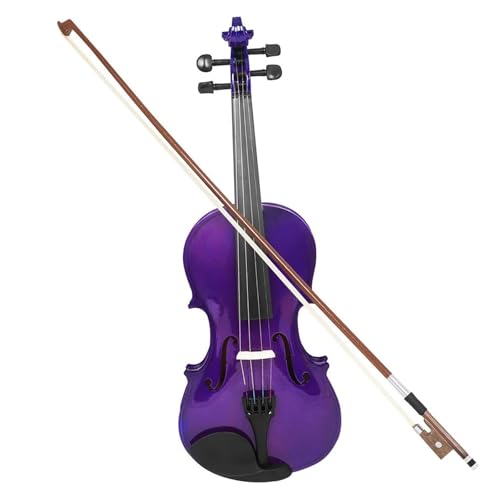 Standard Violine 4/4 Akustikvioline In Voller Größe Aus Massivholz(Purple)