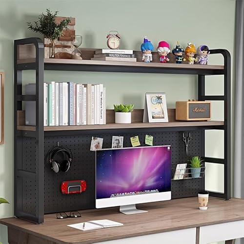 QYZUJIKL Desktop-Bücherregal, Desktop-Bücherregal für Computertische, multifunktionales freistehendes Arbeitsplatten-Aufbewahrungsregal, Ausstellungsregal für Bürotische, Wohnkultur, Wohnheim/a/75 cm