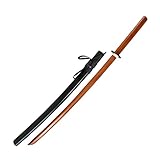 DEPICE Set Bokken Buche mit Saya, ca. 500 g, Länge ca. 101 cm, Naturholz, klar lackiert, Iaido Aikido