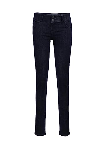 LTB Jeans Damen Jeans Molly M - Jeans Damen Slim aus Baumwollmischung Slim Denim Dunkel mit Reißverschluss Mittlere Taille - Blau