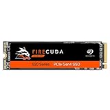 Seagate FireCuda 520, NVMe PCIe X4 Gen4 SSD, 1TB, NVMe 1,3, m.2 2280 NVMe, PCIe X4 Gen4, bis zu 5000 MB/s, schwarz, inkl. 3 Jahre Rescue Service, Modellnr.: ZP1000GM3A002