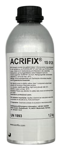 Acrifix 1S 0126 Acrylglas-Kleber PMMA Evonik Röhm 1-K Lösemittel-Klebstoff farblos 1S0126 Kunststoffkleber Polycarbonat