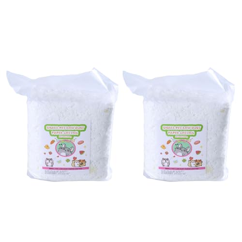 PTILSERY 450 g Naturpapier für kleine Haustiere mit Geruchskontrolle, Papiereinstreu, Kaninchen, Hamster