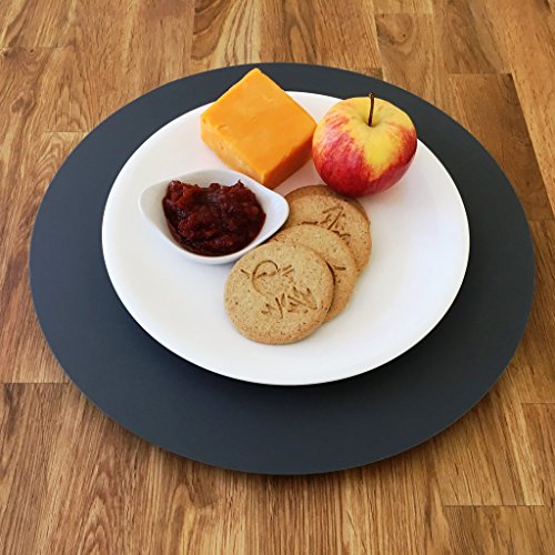 Acryl Lazy Susan von Super Cool Creations - Graphitgrau, Large - 45 cm