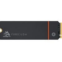 Seagate FireCuda 530 NVMe SSD 1 TB, M.2 PCIe Gen4 ×4 NVMe 1.4, bis zu 7.000 MB/s, 3D-TLC-NAND, 640 TBW, 1,8 Mio. Std MTBF, Kühlkörper, 3 Jahre Rescue Service  Modellnr.: ZP1000GM3A023