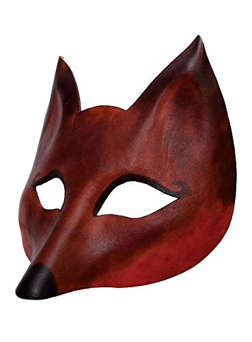 Andracor Venezianische Maske - Volpe de cuoio Venezianische Ledermaske