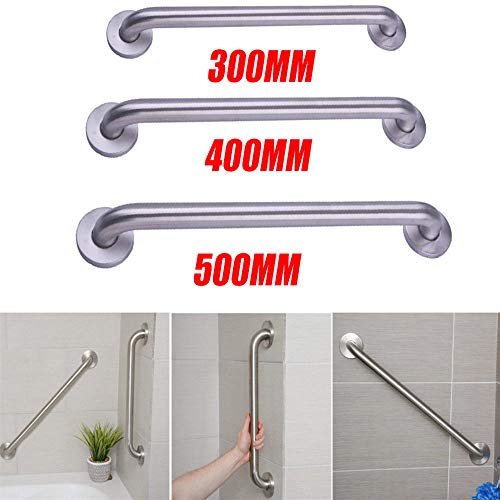 Haltegriff für Badezimmer, robust, Edelstahl, verchromt, für Behinderungen, für Dusche, Badewanne, WC, Wandbefestigung, 500 Stück