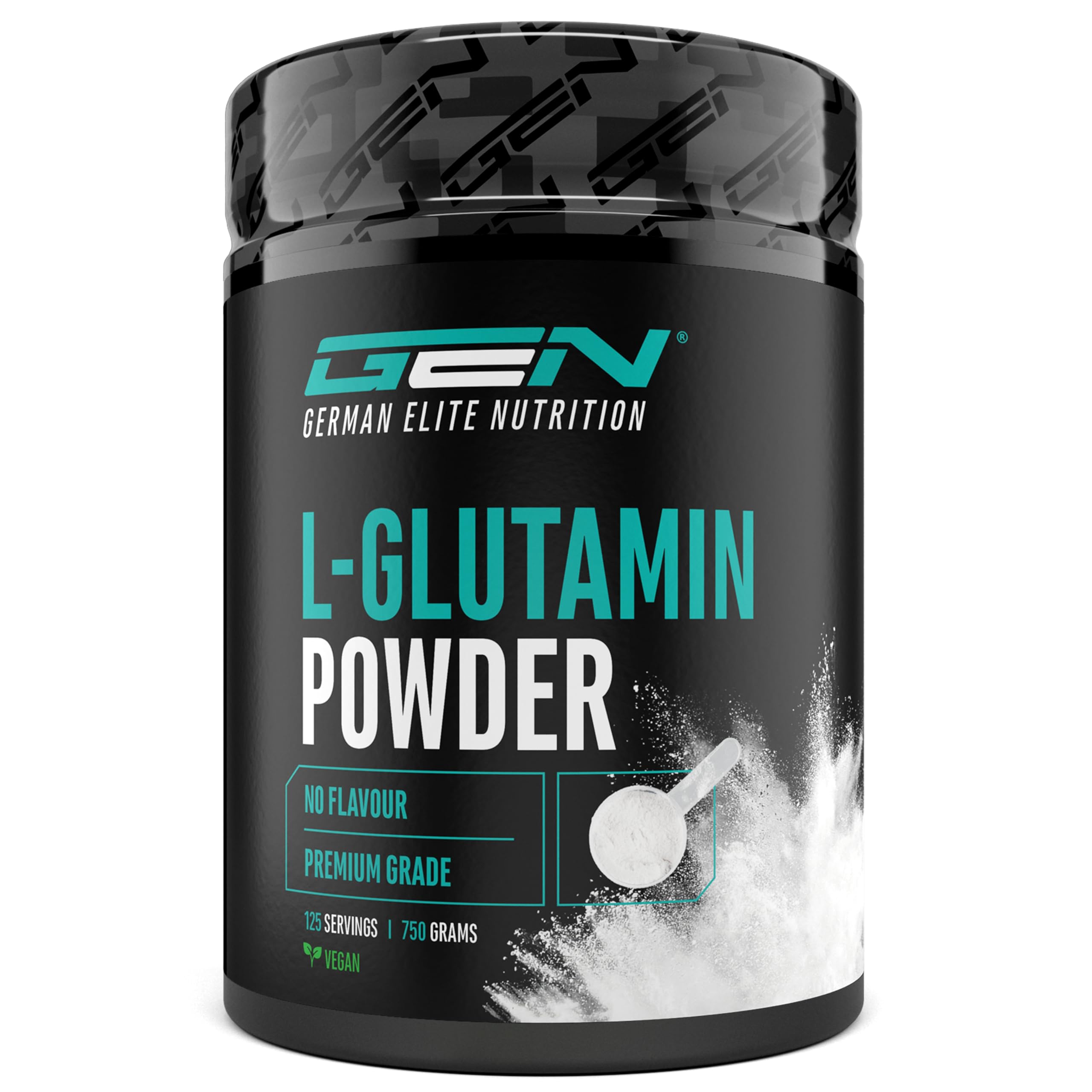 L-Glutamin Pulver - 750 g - Premium: Reines & ultrafeines L-Glutamine - 100% micronized L-Glutamine Aminosäure - Unlflavoured Neutral - Laborgeprüft - Hochdosiert - Vegan