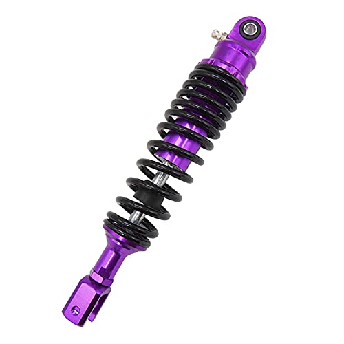 Skdvy Motorrad Hinterer Stoßdämpfer Universal 320mm / 12,5 "Motorradluftstoßdämpfer Hinterradaufhängung(Purple)