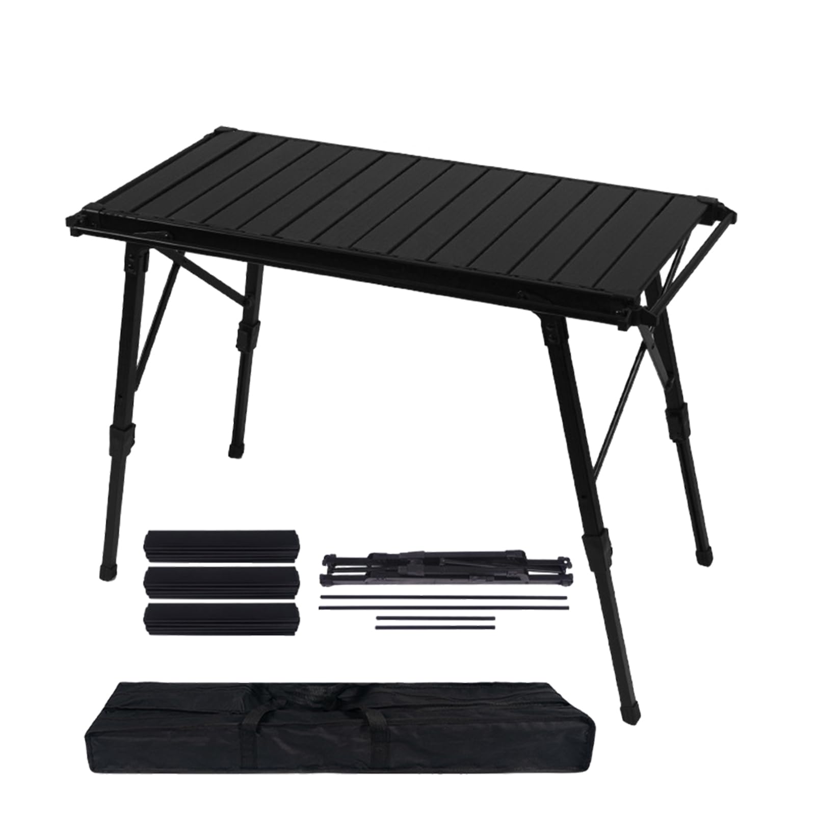 Zusammenklappbarer Picknick-Schreibtische, Faltbarer Campingtisch, Aluminium-Borsteltisch, tragbarer Faltbarer Snacktisch, vielseitiger Picknicktisch, zuverlässiger Strand-Picknicktisch,