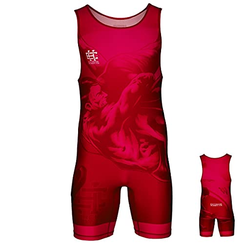 Kinder Wrestling Trikot Wrestling, Leotard Singlet Vest Kids Bodysuit Atmungsaktiver Material, Ringer Trikot