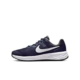 Nike Revolution 6 Schuhe, Black/White-Dk Smoke Grey X-Weit, X-Large EU