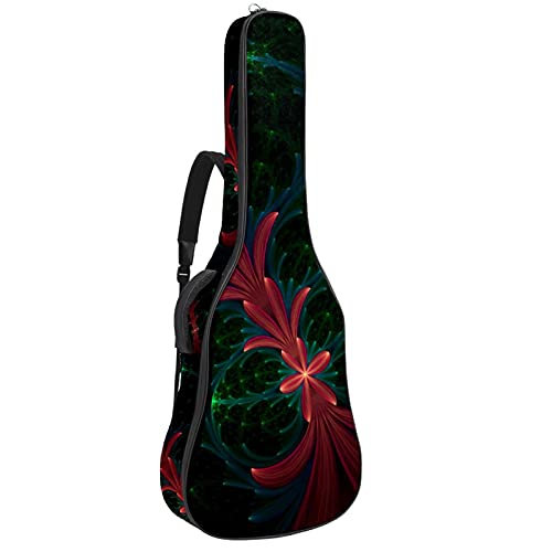 Gitarrentasche mit Schultergurten - Wasserdichtes, gepolstertes Gehäuse, akustische und klassische Gitarrentasche ， Zusammenfassung