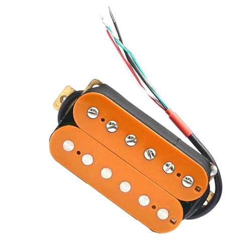 Orange E-Gitarre Humbucker Pickup Coil Spliting Pickup 4 Spulenkabel Single-Coil-Tonabnehmer (Color : Neck)