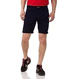 Cipo & Baxx Herren Shorts Chino Bermuda Kurzehose CK272 Dunkelblau W29