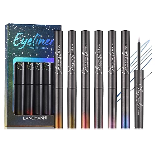 Hochpigmentierter Glitzer Eyeliner Bunt Wischfest Und Wasserfest Auffälliger Blick Augen Make Up Schönheitskosmetik Wasserfester Eyeliner Bühnen Make Up Schönheit Und Gesundheit Augen Make Up