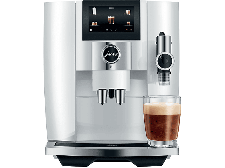 JURA J8 (EA) Kaffeevollautomat Piano White