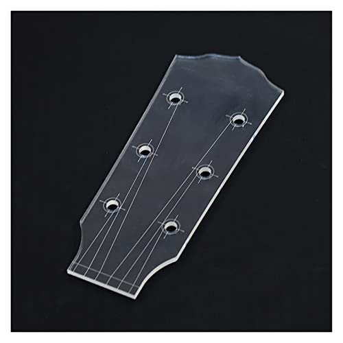 Gitarrenkopfschablone Gitarren-Ukulele Transparente Acrylschablone Gitarrenherstellungsform werkzeuge zur reparatur von gitarren (Color : 02)