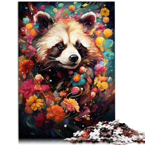 Puzzle für bunte Blumen und Bären, 1000 Teile, Puzzle für Erwachsene, Holzpuzzle, Familienspiele, Weihnachts- und Geburtstagsgeschenke, 1000 Teile (50 x 75 cm)