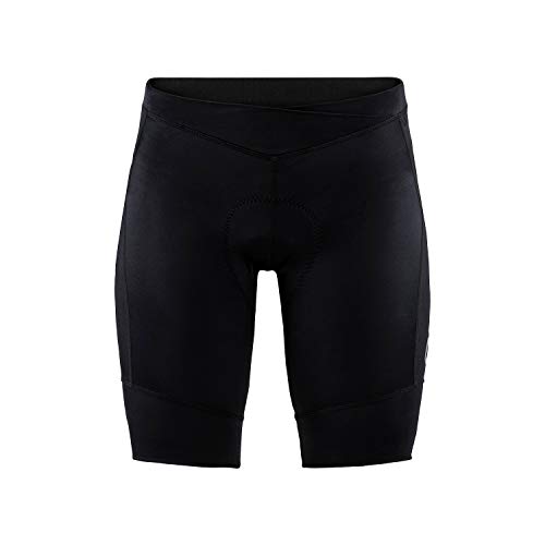 Craft Damen Radhose Essence Shorts, Black, L, 1907136-999000-6