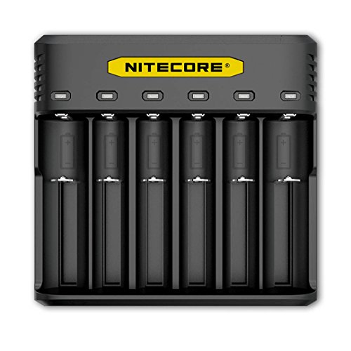 Nitecore Q6 Ladegerät für Li-Ion und Li-Ion IMR Akkus Original