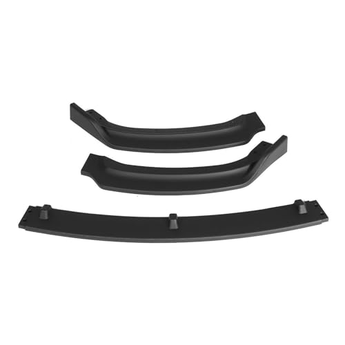 Splitter Für 3er F30 F35 2016 2017 2018 2019 ABS Auto Frontstoßstange Splitter Lip Spoiler Diffusor Schutz Abdeckung Body Kit Frontlippe(Matt-schwarz)