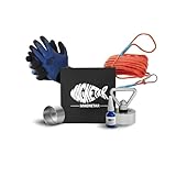 Magnetar - Vismagneet Set voor Kinderen - 280kg Magneet - Pakket inclusief Touw, Handschoenen, Beschermhoes & Borglijm - Perfecte Kit voor Magneetvissen…