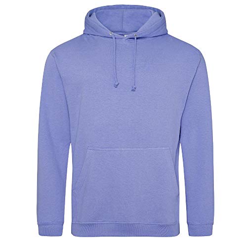 Just Hoods College Hoodie, True Violet, L